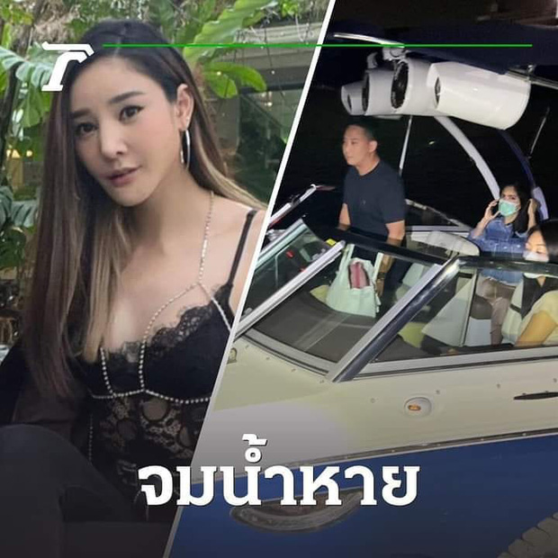 Minh tinh "Chiếc lá Bay" Thái Lan mất tích khi rớt xuống từ du thuyền