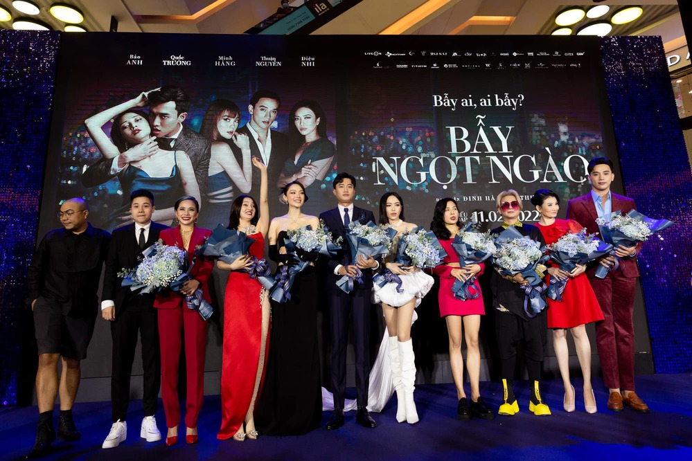 Ngọc Trinh tái xuất đến chúc mừng Diệu Nhi ngày ra mắt Bẫy Ngọt Ngào